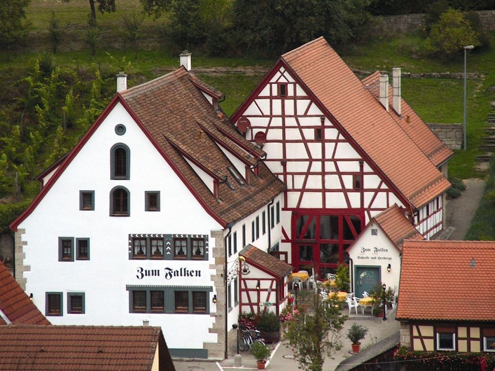 Landhaus Zum Falken Hotel Tauberzell Buitenkant foto